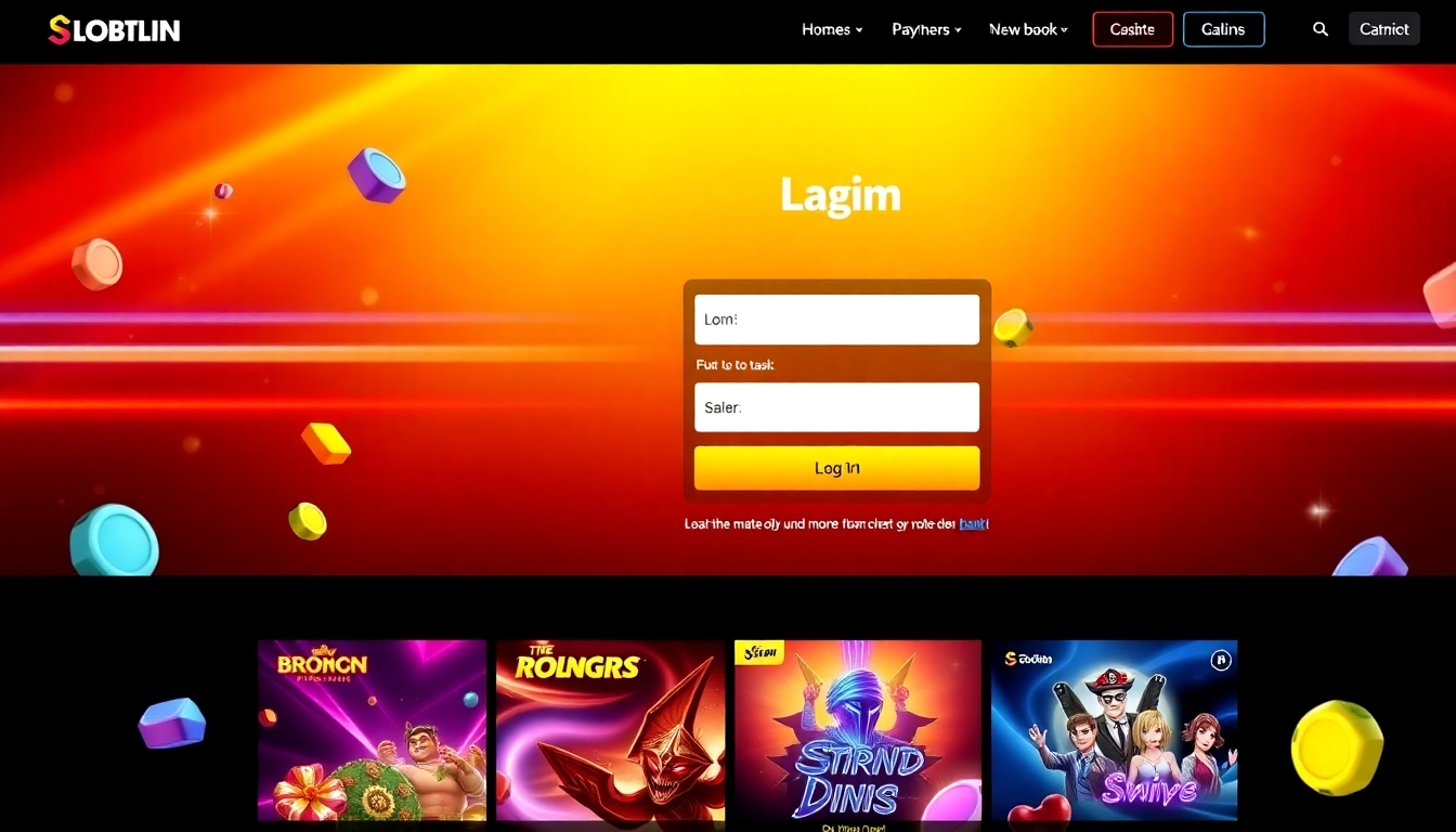 Screenshot showcasing the ck4444 login portal with a sleek interface for seamless access to top online games.