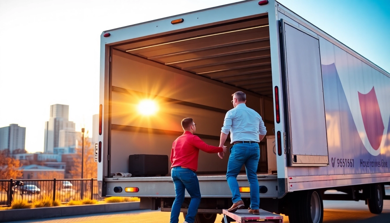 Moving specialists Calgary expertly loading a moving truck with care and precision for a smooth relocation process.