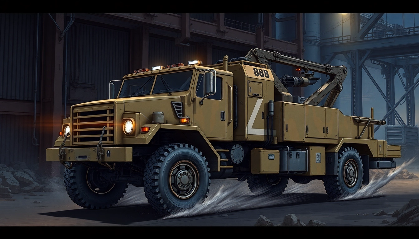 The M88 recovery vehicle demonstrating rugged load-carrying capability during recovery operations in tough terrains, highlighting durability and power for accessible viewing.
