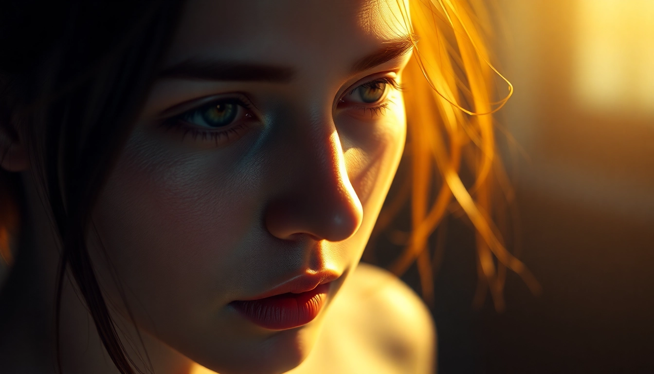 Accurate depiction of a top nsfw ai generator creating hyperrealistic artistic visuals with detailed textures and natural lighting, emphasizing quality and realism for creators.