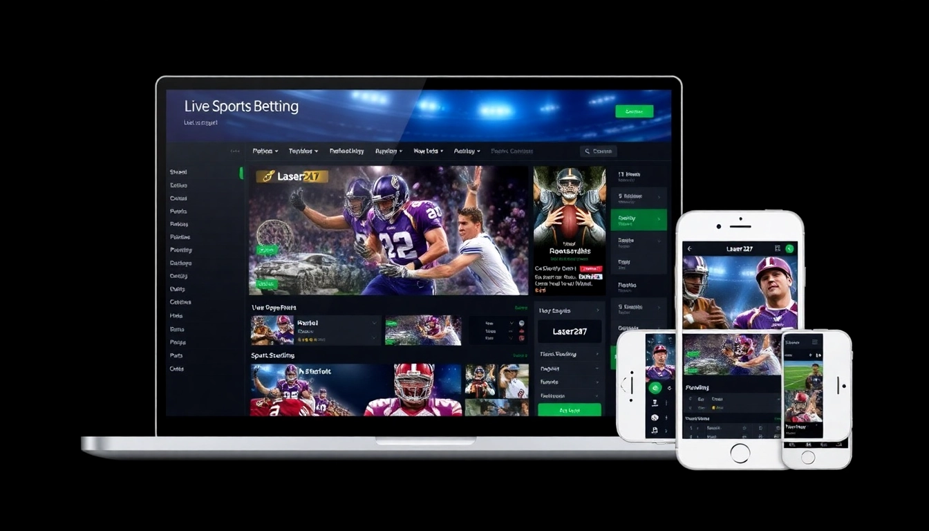 Seamless Laser247 Online betting platform on mobile, highlighting secure transactions and live sports action for users.
