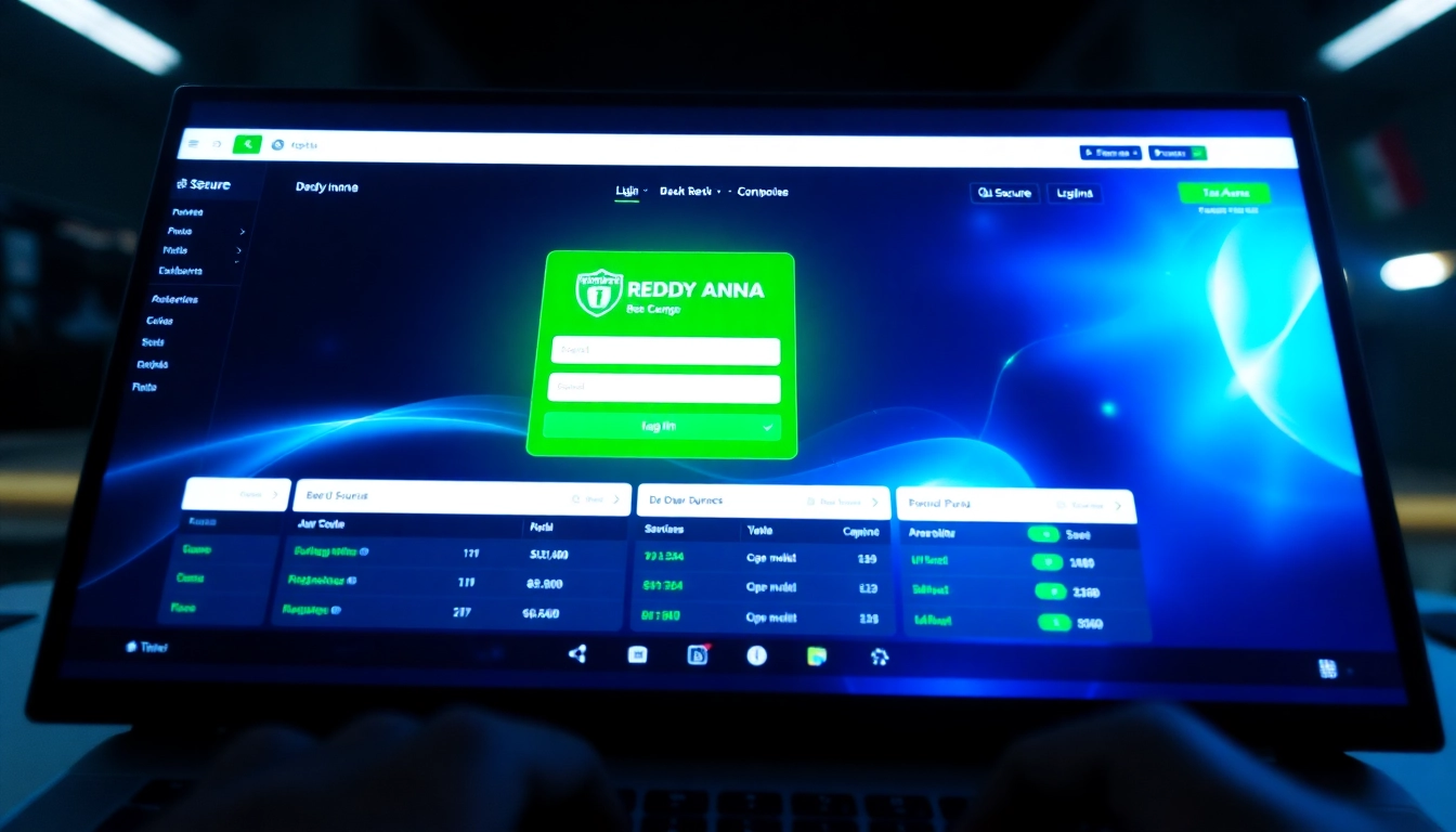 Quick and secure Reddy Anna Login screen on a smartphone for seamless sports betting access