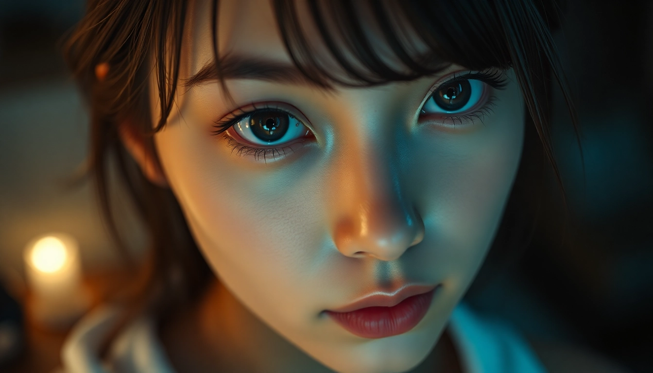 Close-up action shot using NSFW AI Image Generator for hyperrealistic character render