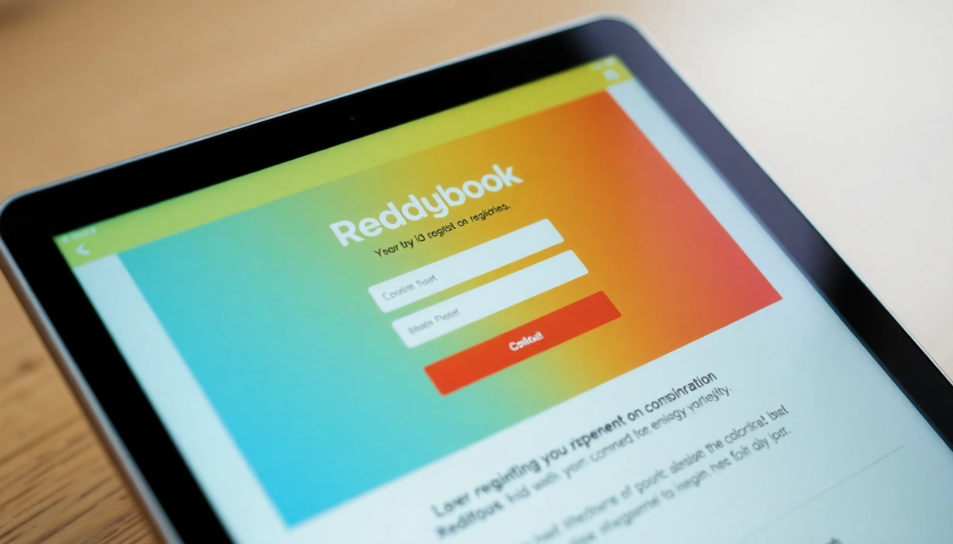 Your Reddybook ID dashboard showcasing quick login and registration steps on mobile and desktop devices for seamless access.