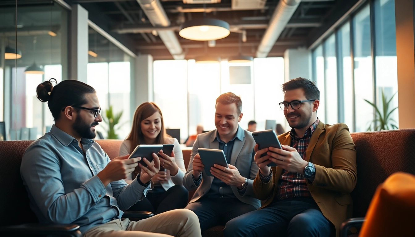 Business News for Startups featured on digital devices in a modern office setting