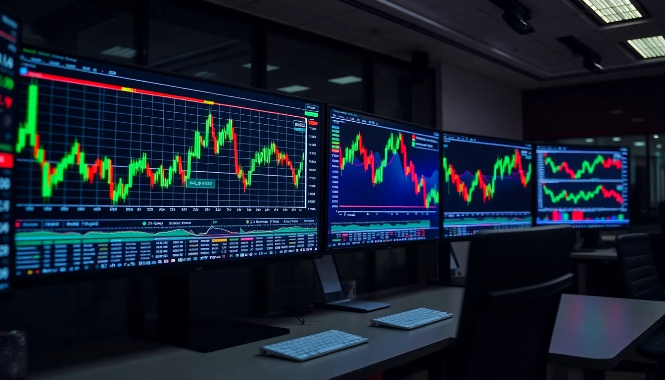 Trading view platform with detailed charts and real-time market data for traders and investors